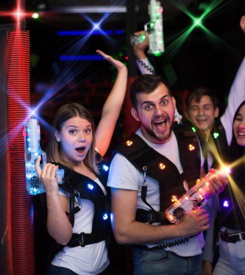 Laser game arena