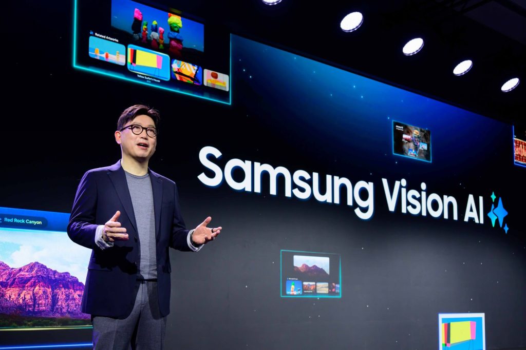 Samsung TV a displeje CES 2025