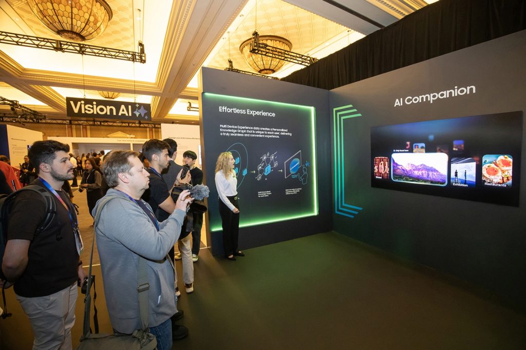 Samsung TV a displeje CES 2025