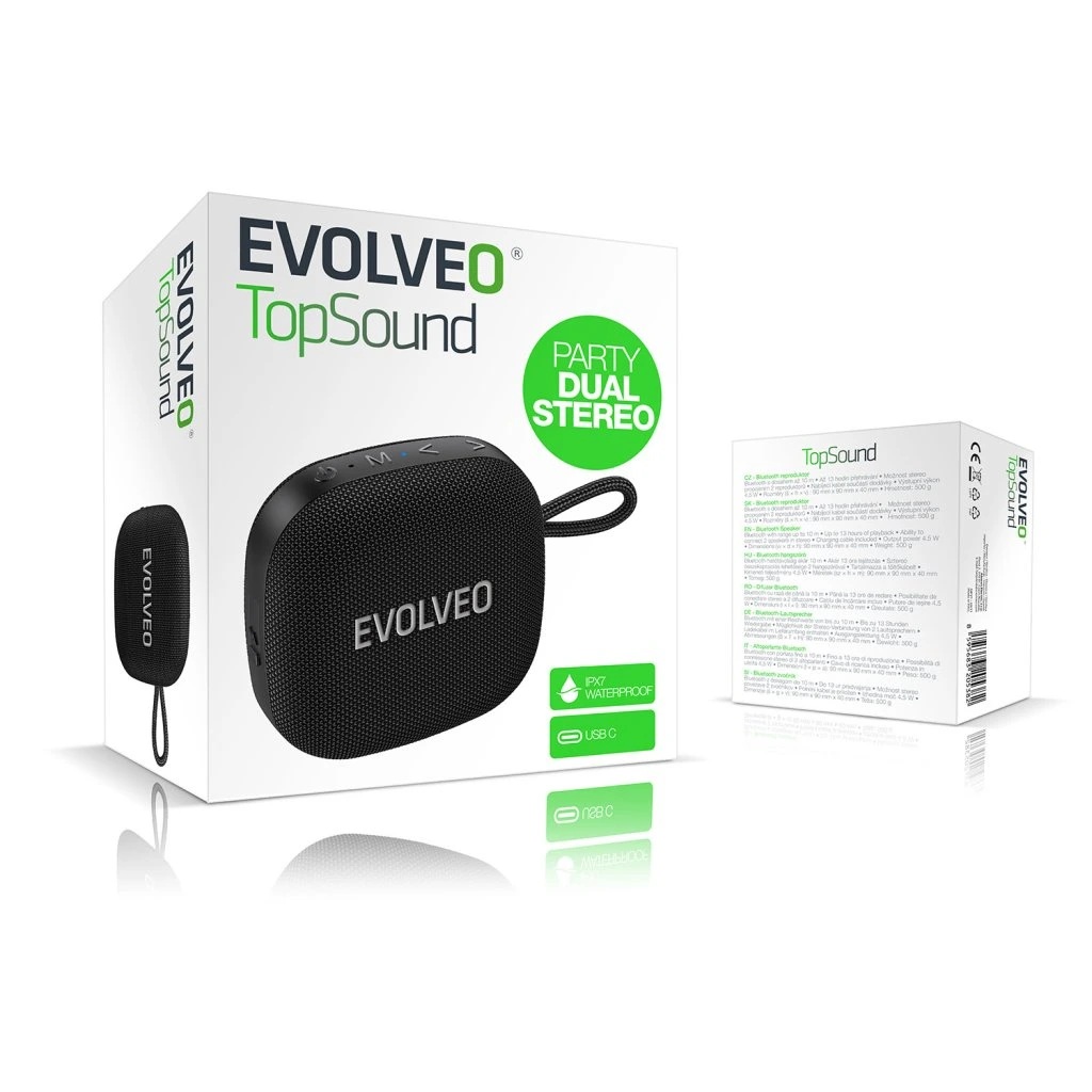 bezdrôtový Bluetooth reproduktor EVOLVEO TopSound