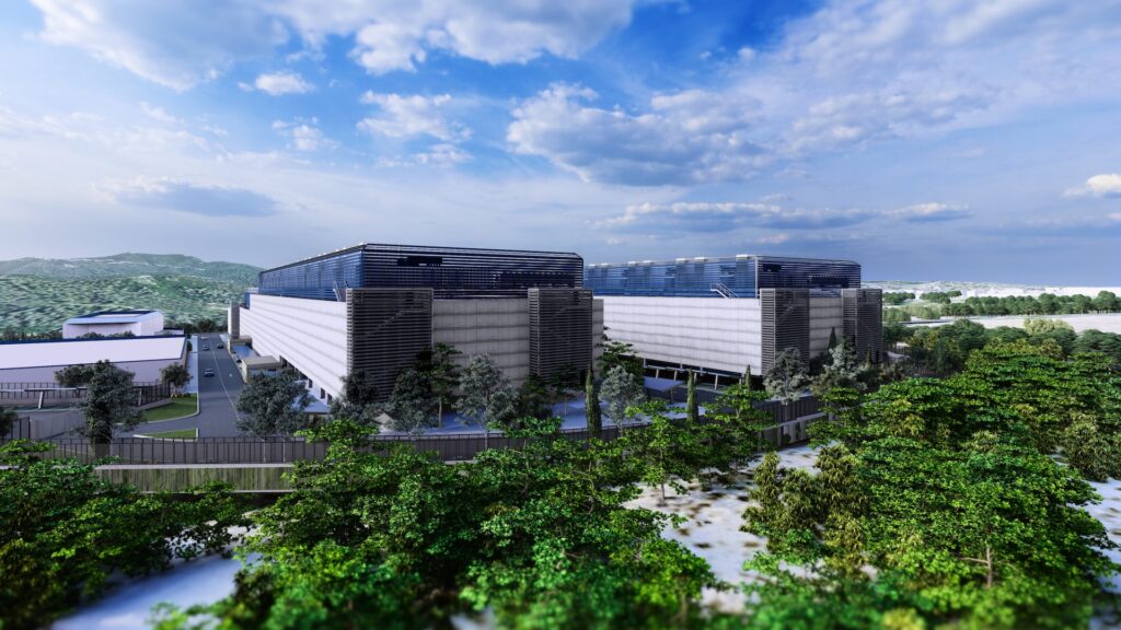 Panattoni Dáta centrum (vizualizácia)
