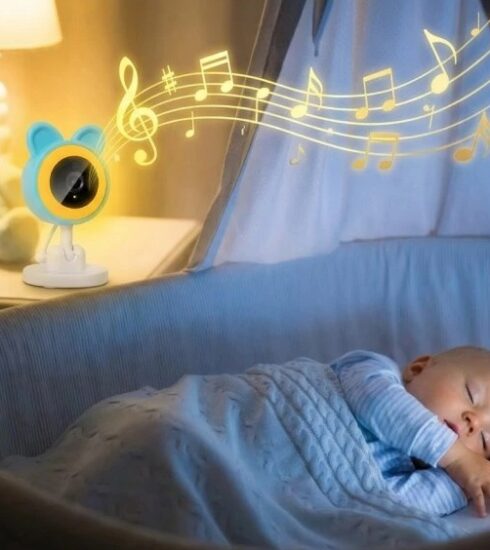 Evolveo - Baby monitor N35 (modrá)