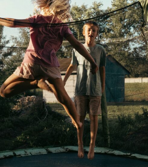 Záhradná trampolína