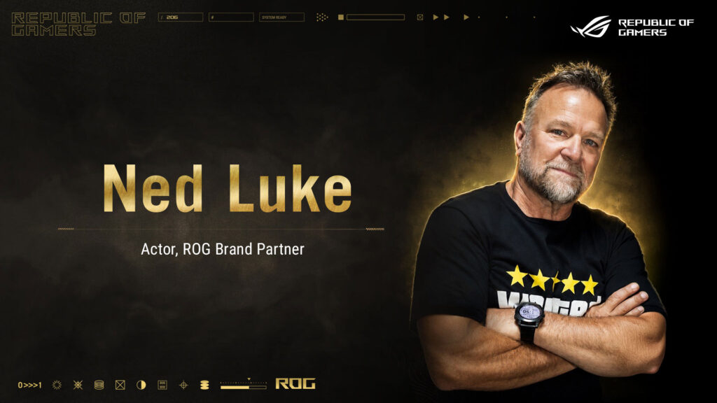 Ned Luke ROG Brand Partner